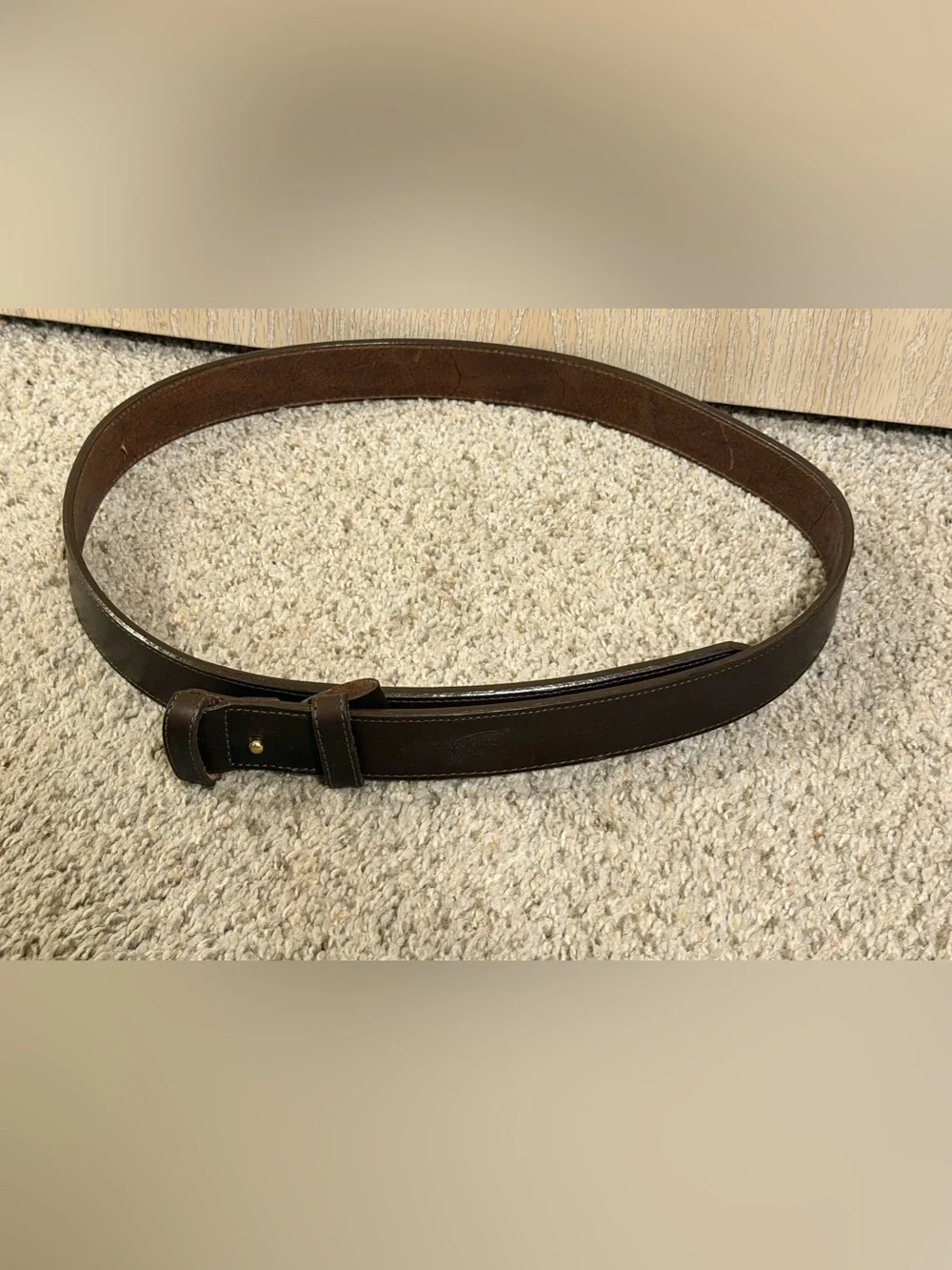 Redwing Brown Leather Men's Belt - Classic Dress Belt size 42